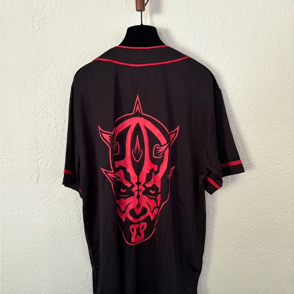 Star Wars Darth Maul Black and Red Jersey, Size L - Picture 4 of 5